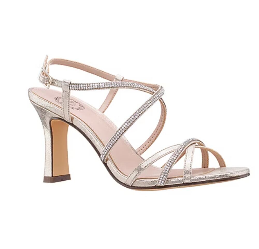 I. Miller Womens Andria Heeled Sandals Gold Size 11M